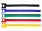 Picture of 8 Inch Multi-colored Hook and Loop Tie Wraps - 10 Pack - 1 of 4