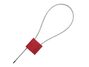 Picture of 12 Inch Red Blank Pull Tight Stainless Steel Cable Seal with 2.5mm wire - 50 Pack - 0 of 2