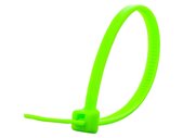 4 Inch Neon Green Miniature Cable Tie