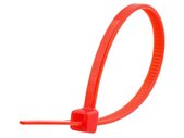4 Inch Red Miniature Cable Tie