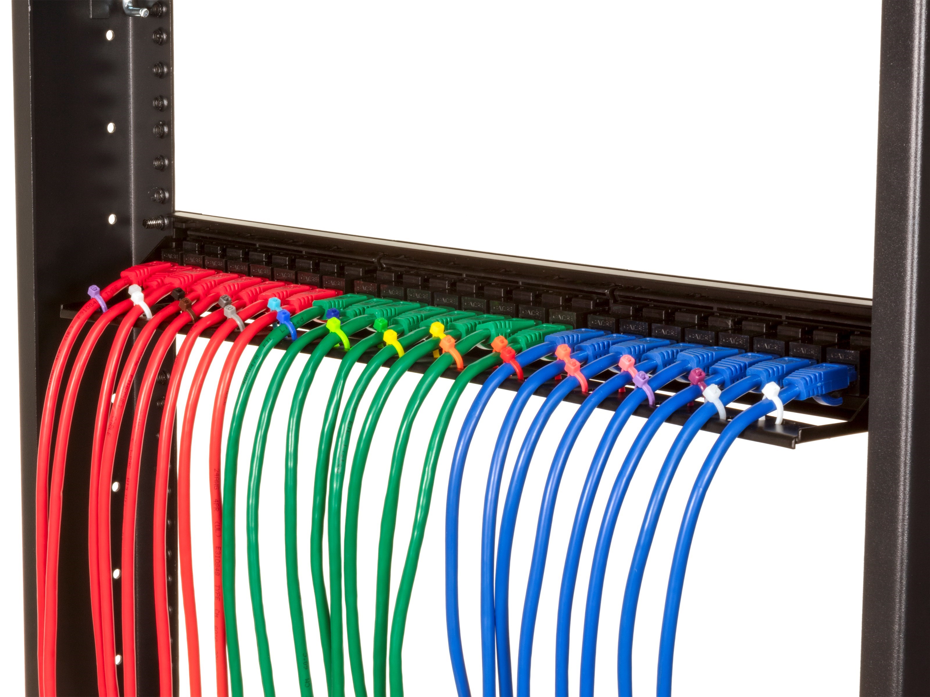 Cable Ties Blue 7.5" Nylon Tie  Bundle Tie Zip Tie Cable Tie  100  Pack 