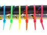 Fluorescent Green Cable Tie Organized Bundles - 3 of 5