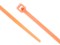 Fluorescent Orange Miniature Cable Tie - 1 of 5