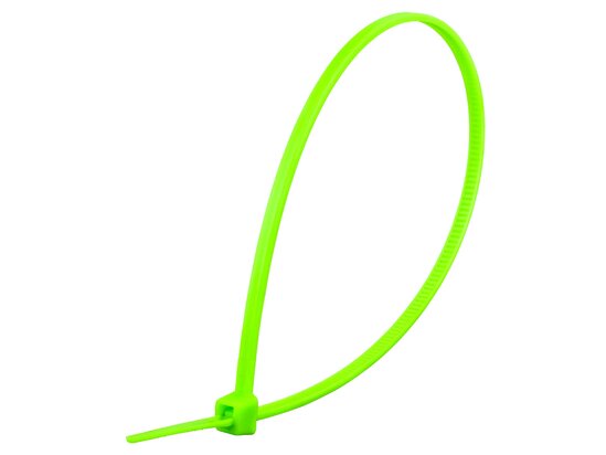 8 Inch Neon Green Miniature Cable Tie