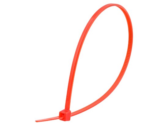 8 Inch Red Miniature Cable Tie