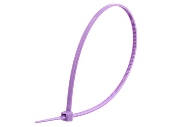 8 Inch Violet Miniature Cable Tie
