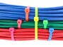 Fluorescent Blue Cable Tie Cable Organization - 3 of 4