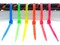 Fluorescent Orange Cable Tie Blundle - 1 of 3