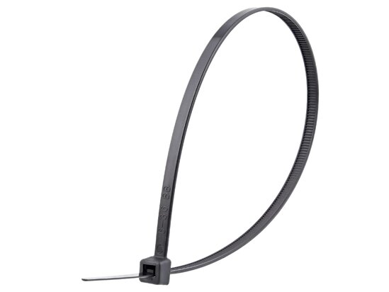 4" Black Standard Cable Ties 100 per Bag 