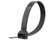 Extra Heavy Duty Cable Ties Zip ties 185F USA 50 pcs , 48 Inch/175Lbs/UV Black 