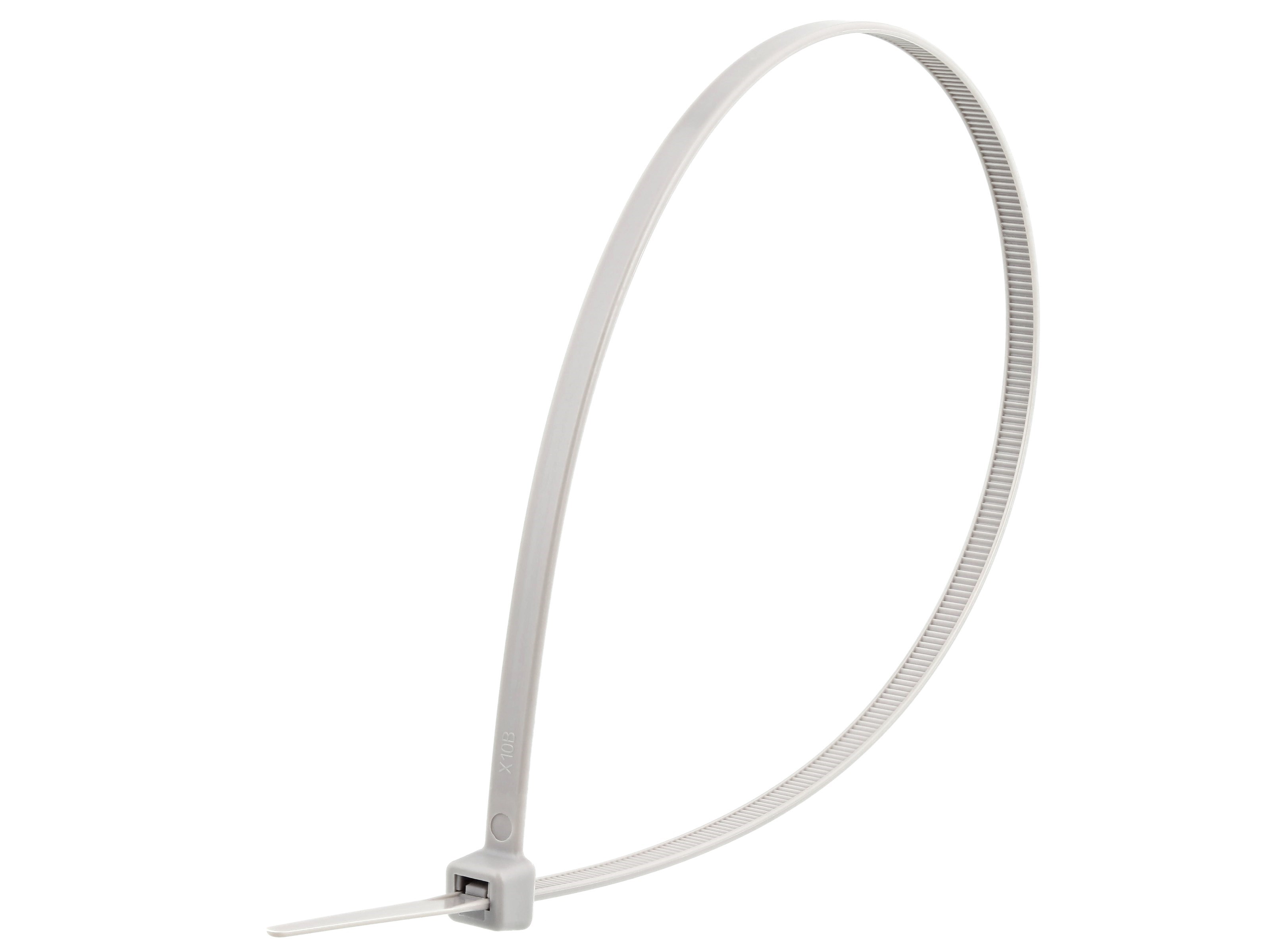 acoso Desempleados Soplar 14 Inch Gray Cable Tie - 100 Pack - Secure™ Cable Ties