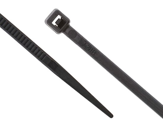 15 Inch Black UV Miniature Cable Tie