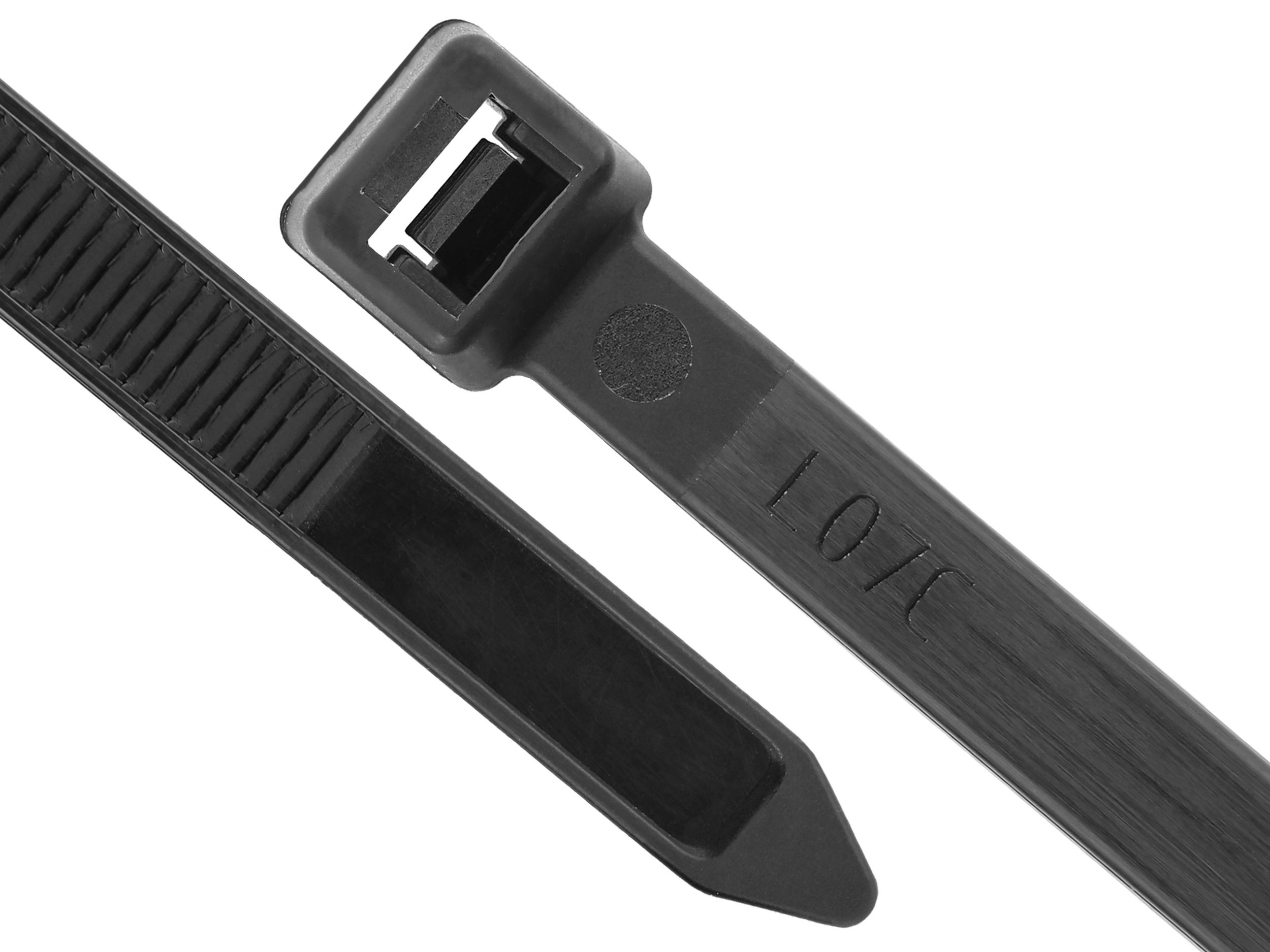 100pcs Heavy Duty Cable Ties 15" Black Zip Ties Nylon Plastic Cable Fasten Strap 
