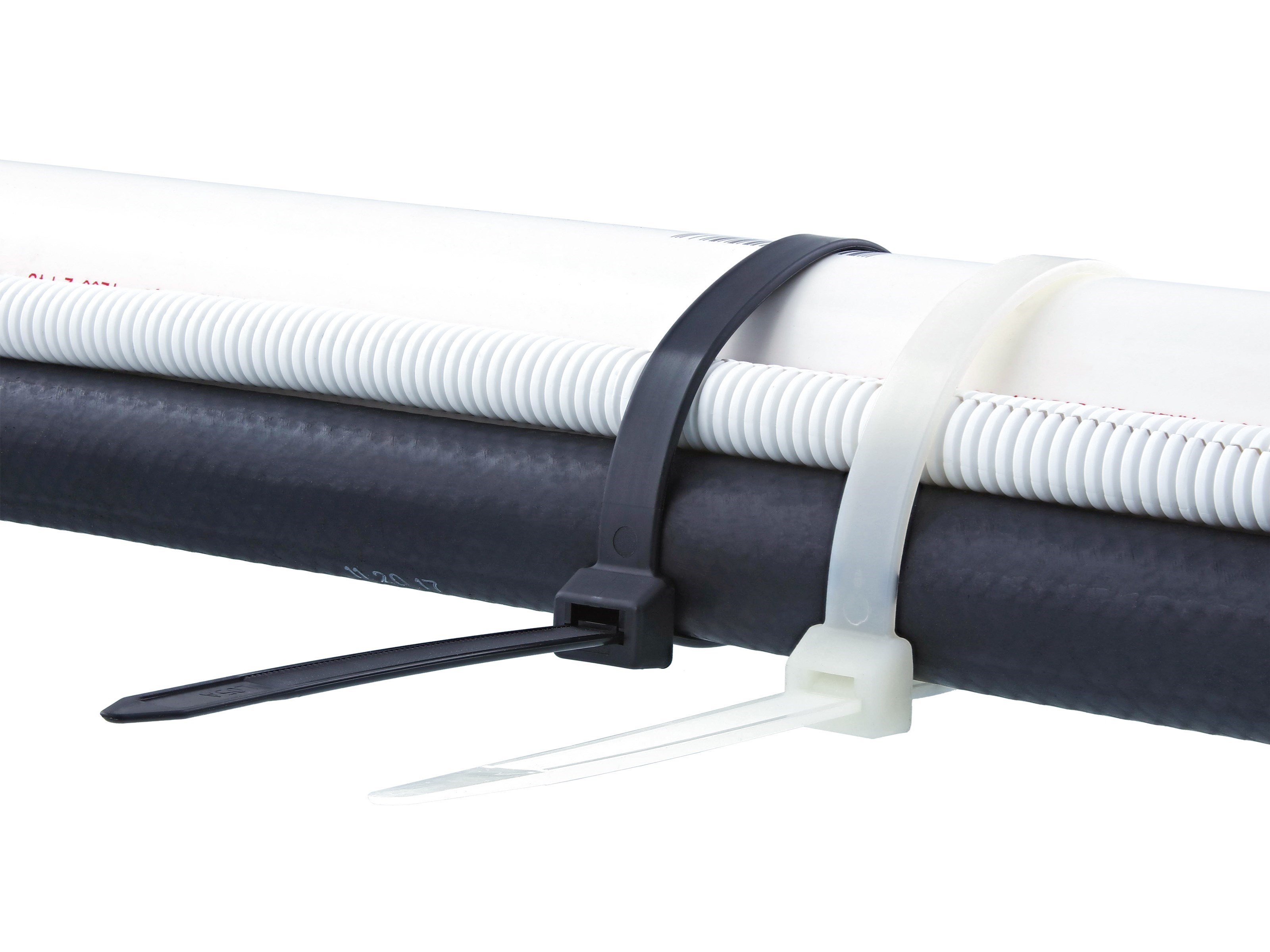 100-2000 pcs 18 lbs to 250 lbs Anti UV Black Cable Wire Zip Nylon Tie Wrap 100pk 