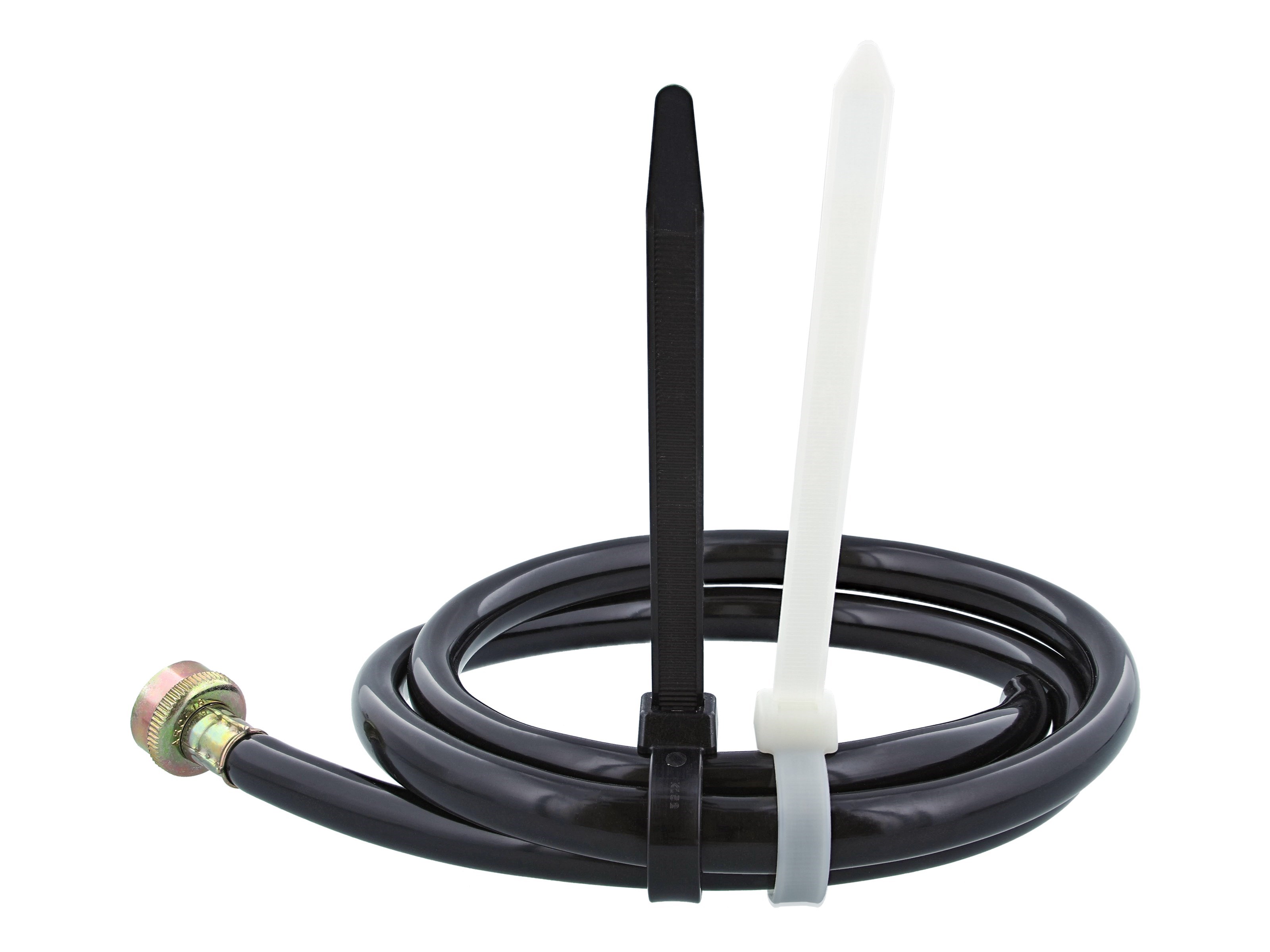 100 PCS 6" in 18lbs Black Network Cable Cord Wire Tie Zip Ties Nylon UV K-140MU 