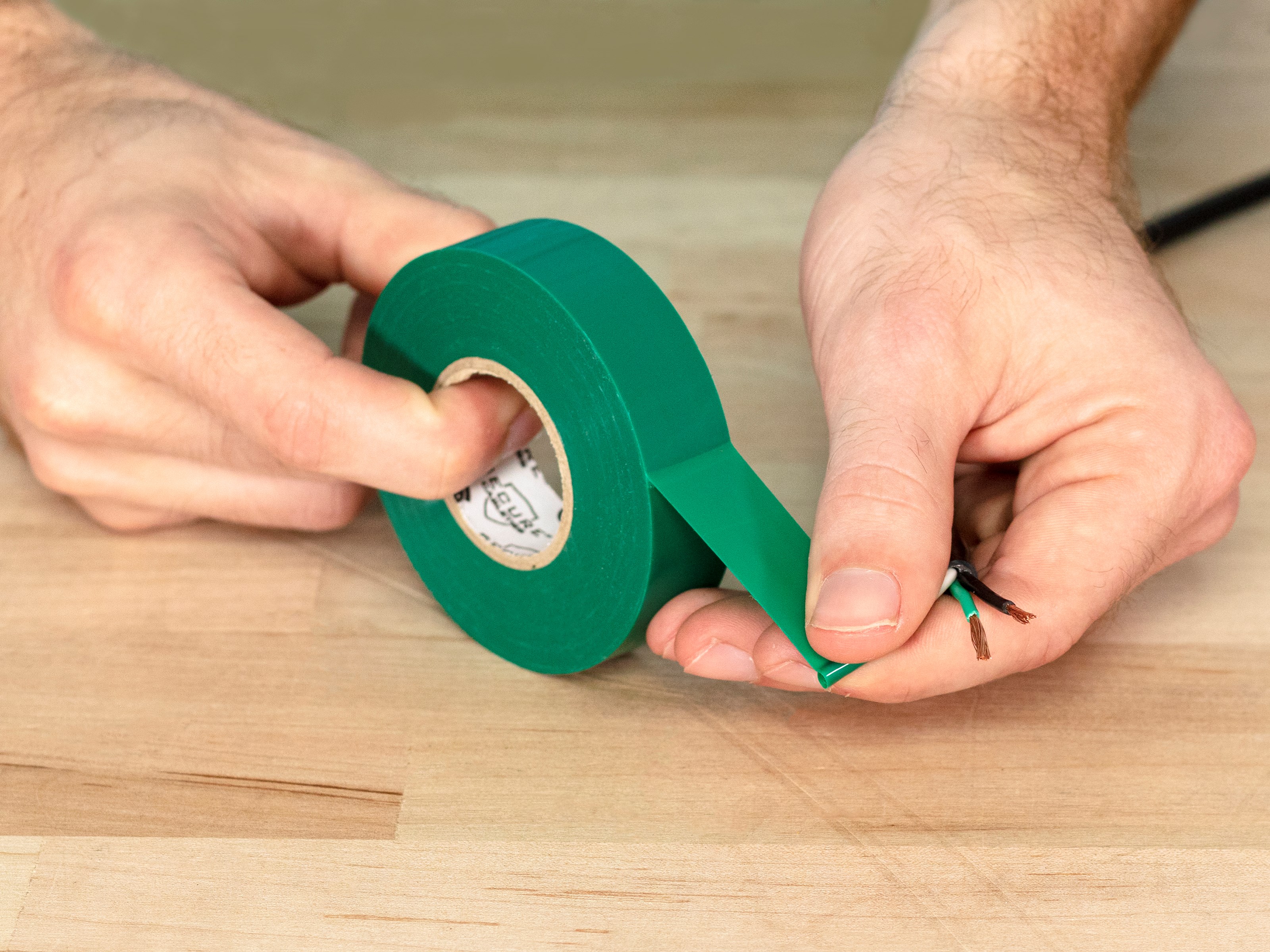 Insulating Tape White, Green Insulating Tape