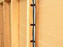 3/8 Inch UV Black Cable Clamp Organizing Cable Bundles - 2 of 3