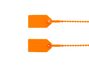 8 Inch Unlabeled Light-Duty Orange Pull Tight Plastic Seal - 0 of 4