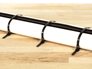 5 Inch Black Standard Releasable Cable Tie Securing Cable and Tubing Runs - 1 of 4