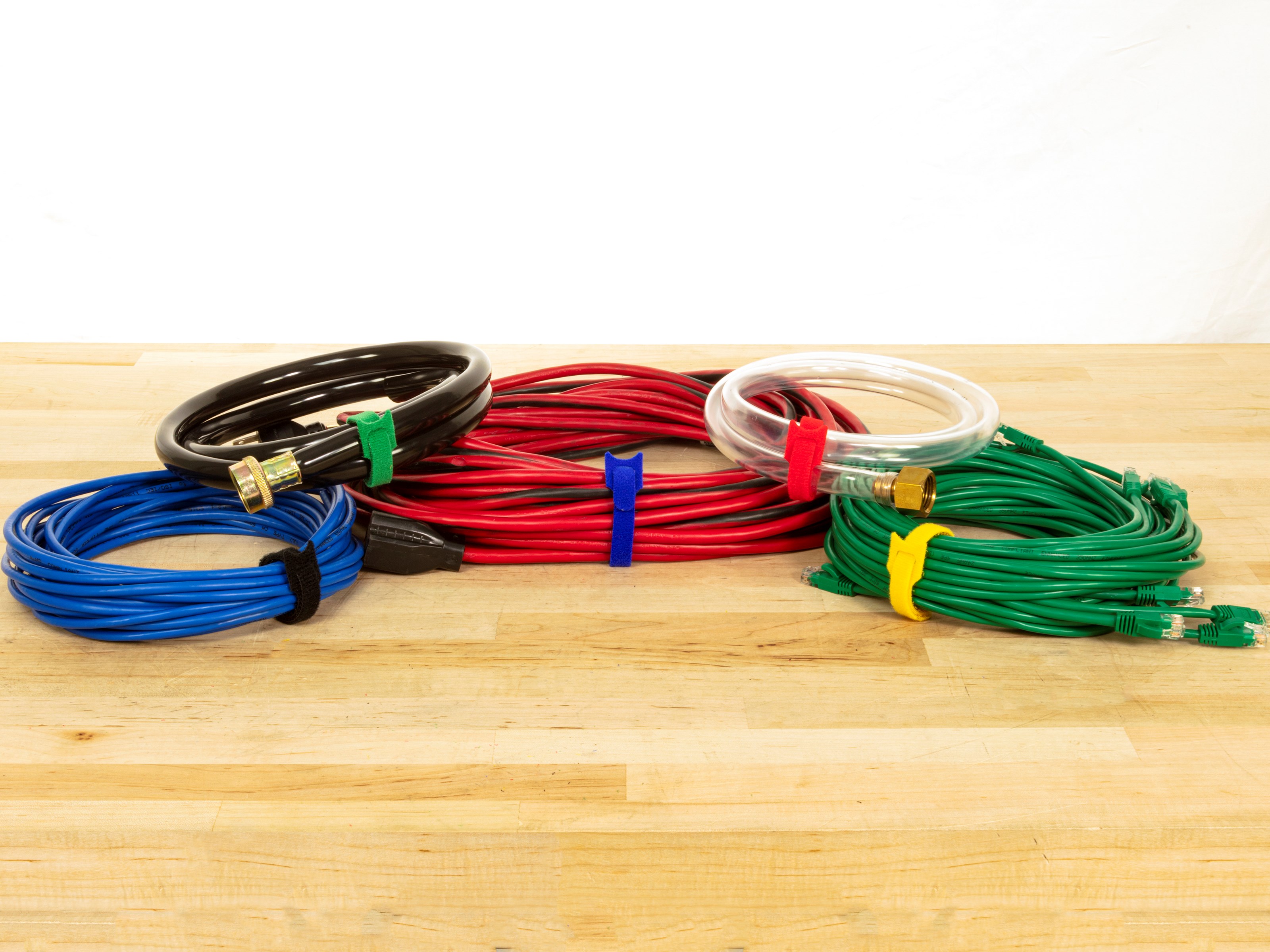 8 Inch Black Reuseable Tie Wrap - 50 Pack - Secure™ Cable Ties