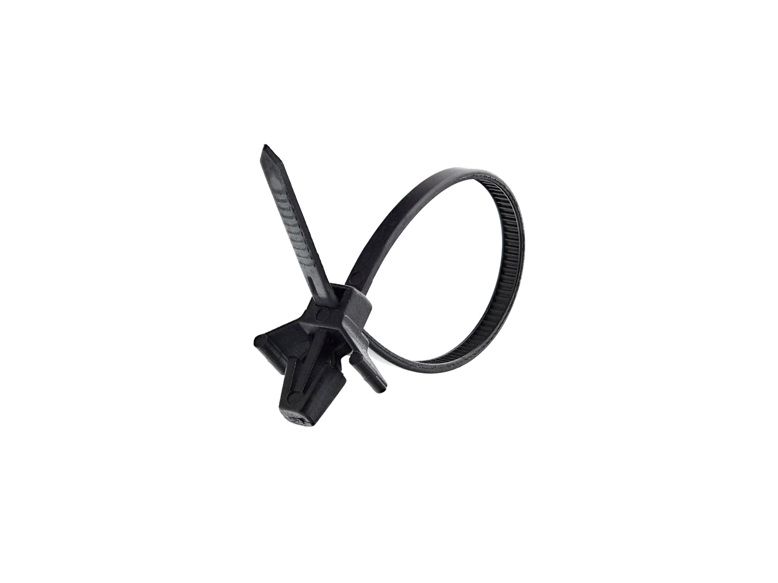 Uxcell Nylon Adjustable Auto Push Mount Cable Tie 10 Pcs 167mm Long Black 