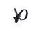 5 Inch UV Black Standard Winged Push Mount Cable Tie - 0 of 4