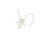 5 Inch Natural Standard Winged Push Mount Cable Tie
