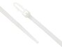 6 Inch Natural Intermediate Push Mount Cable Tie Head and Tail Ends - 1 of 4
