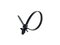 6 Inch UV Black Standard Winged Push Mount Cable Tie - 0 of 4