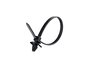 6 Inch UV Black Standard Winged Push Mount Cable Tie - 0 of 4