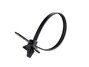8 Inch UV Black Standard Winged Push Mount Cable Tie - 0 of 4