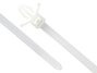 8 Inch Natural Standard Winged Push Mount Cable Tie Head and Tail Ends - 1 of 4