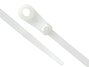 6 Inch Natural Mount Head Cable Tie Head and Tail Ends - 1 of 4