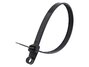 12 1/2 Inch Black Mount Head Cable Tie - 0 of 4