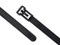 6 Inch Black Standard Releasable Cable Tie Head and Tail Ends - 1 of 4