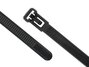 8 Inch Black Standard Releasable Cable Tie Head and Tail Ends - 1 of 4