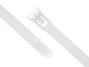 8 Inch Natural Standard Releasable Cable Tie Head and Tail Ends - 1 of 4