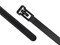 12 Inch Black Standard Releasable Cable Tie Head and Tail Ends - 1 of 4