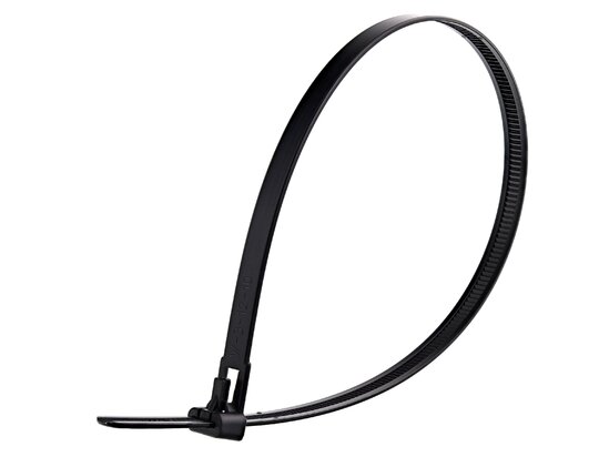 14 Inch Black Standard Releasable Cable Tie