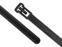 14 Inch Black Standard Releasable Cable Tie Head and Tail Ends - 1 of 4
