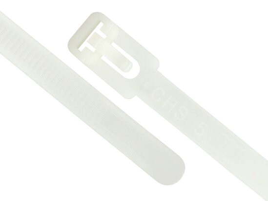 19 Inch Natural Extra Heavy Duty Releasable Cable Tie