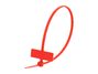 Inside Flag 8 Inch Red Miniature Identification Cable Tie Loop - 0 of 4