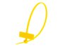 Inside Flag 8 Inch Yellow Miniature Identification Cable Tie Loop - 0 of 4