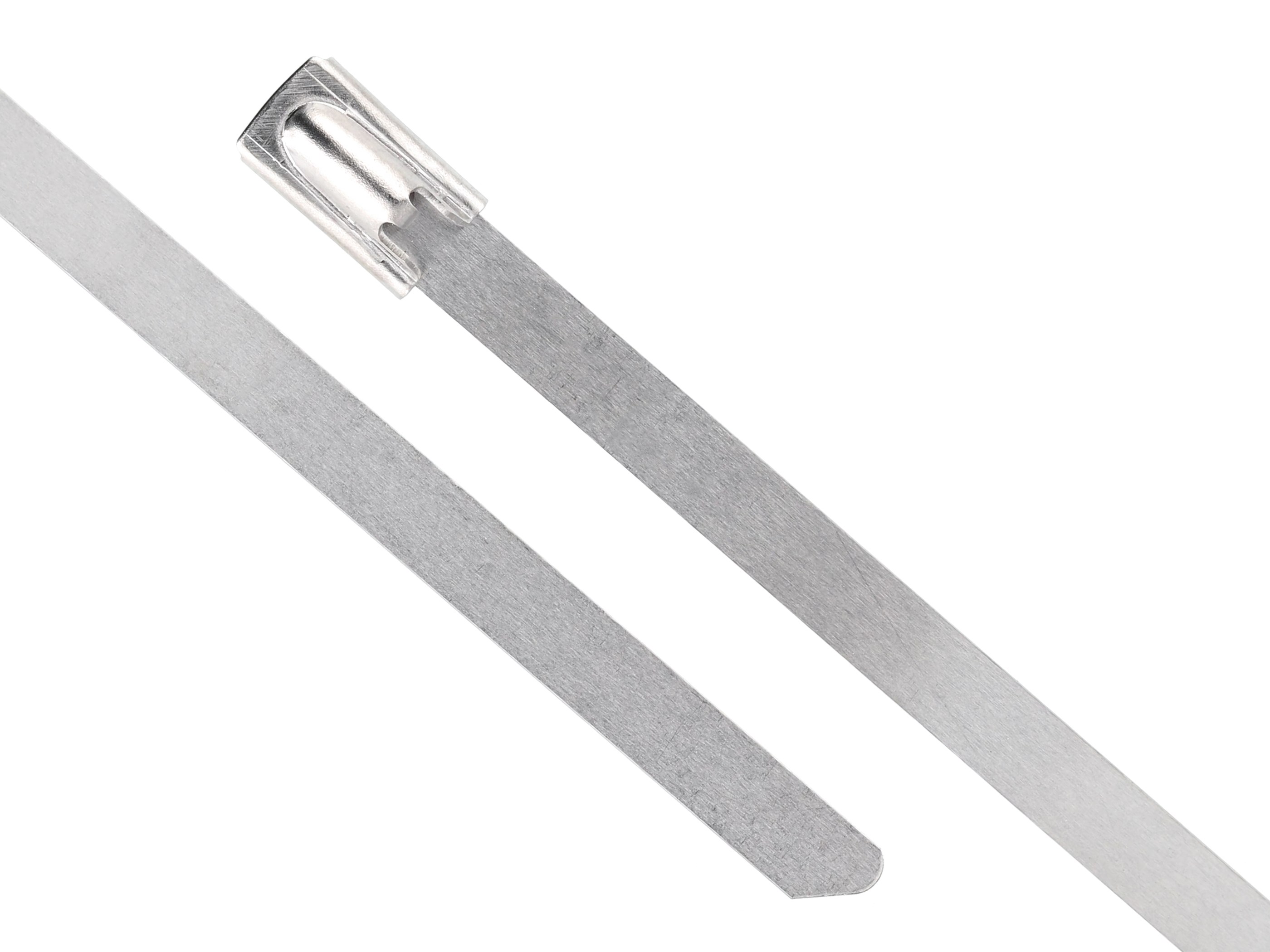 Aroono 304 Stainless Steel Zip Ties - Heavy Duty, Self-Locking, High Temperature And