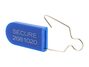 Blue Plastic Padlock Security Seal with Metal Wire - 0 of 4