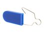 Blue Blank Plastic Padlock Security Seal with Metal Wire - 0 of 4