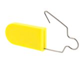 Yellow Blank Plastic Padlock Security Seal with Metal Wire