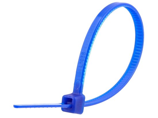 4 Inch Dark Blue Miniature Cable Tie
