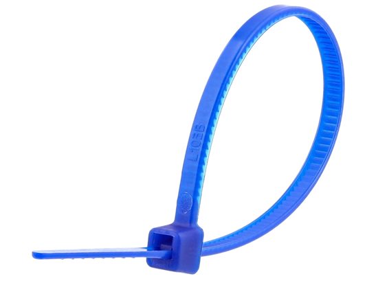 4 Inch Dark Blue Miniature Cable Tie