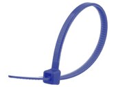 4 Inch Blue Miniature Cable Tie